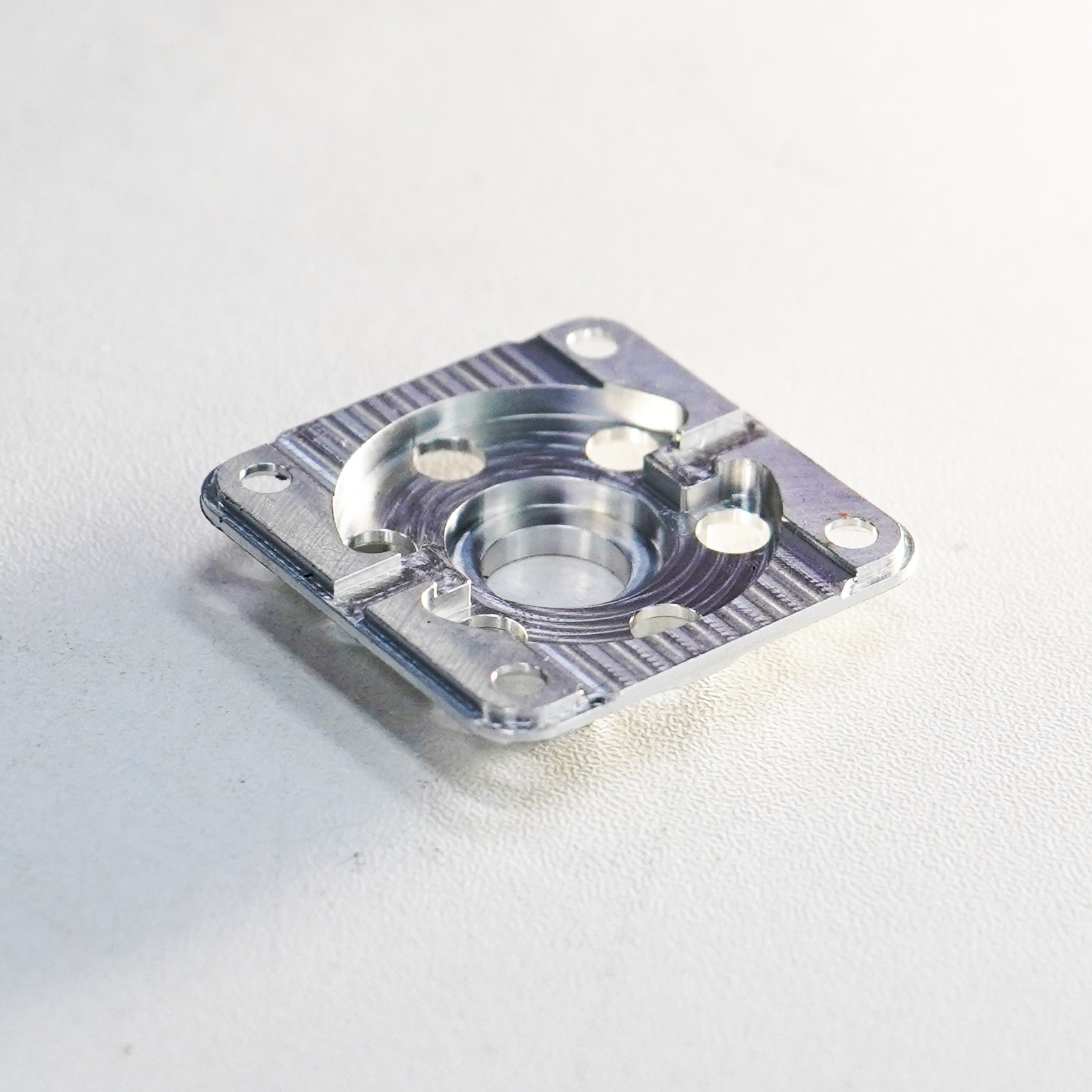 CNC machined aluminum part
